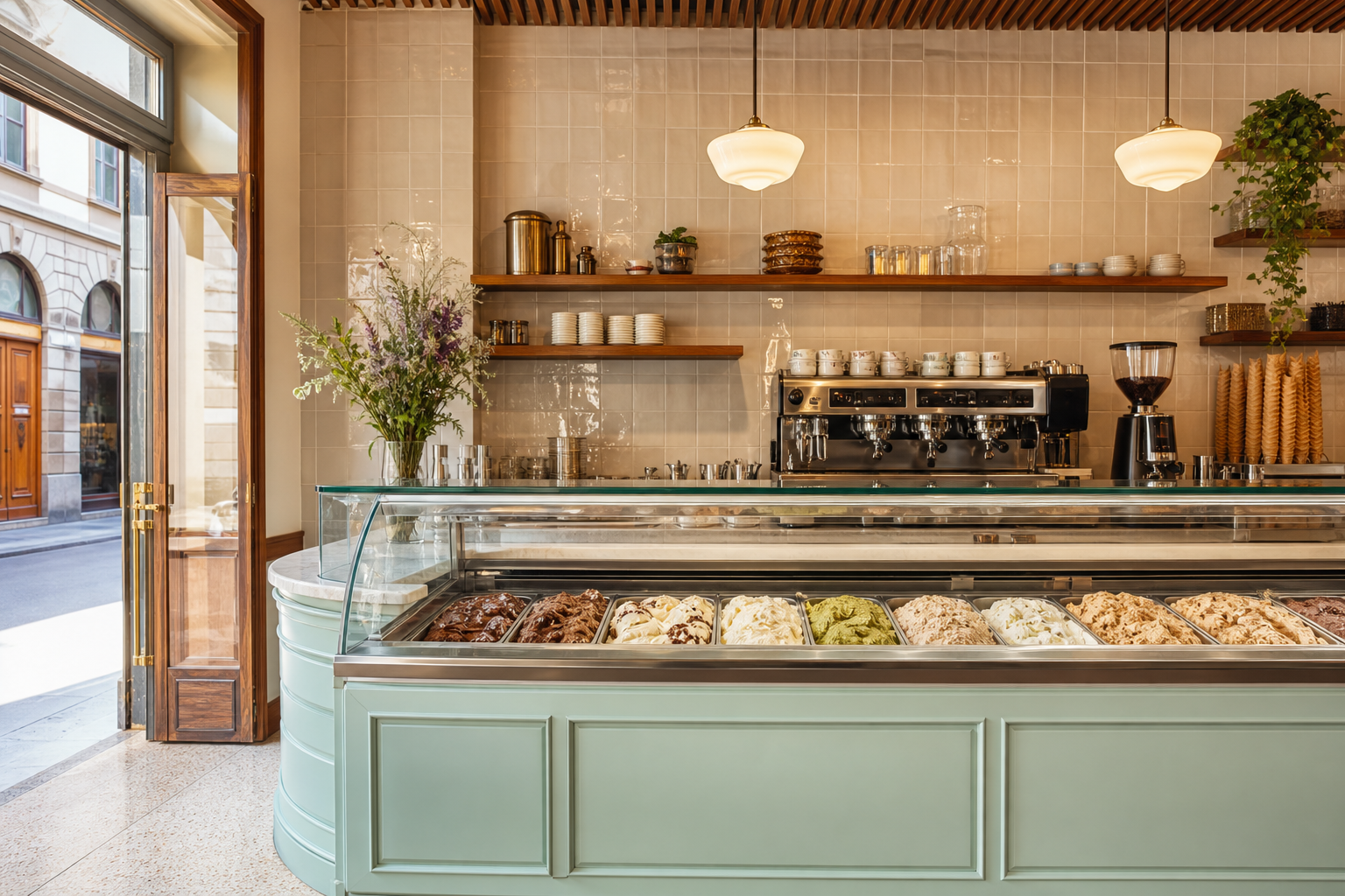 Portico Gelato interior